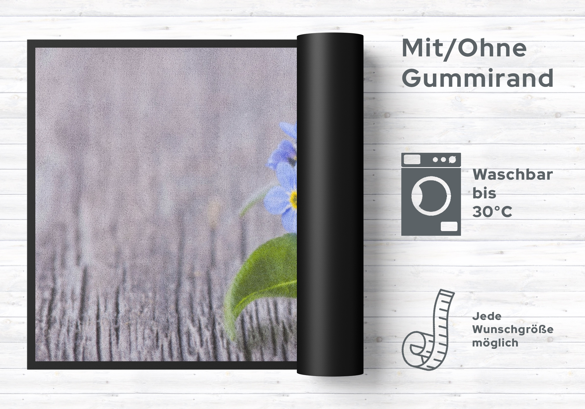 Fussmatte Veilchen 4606