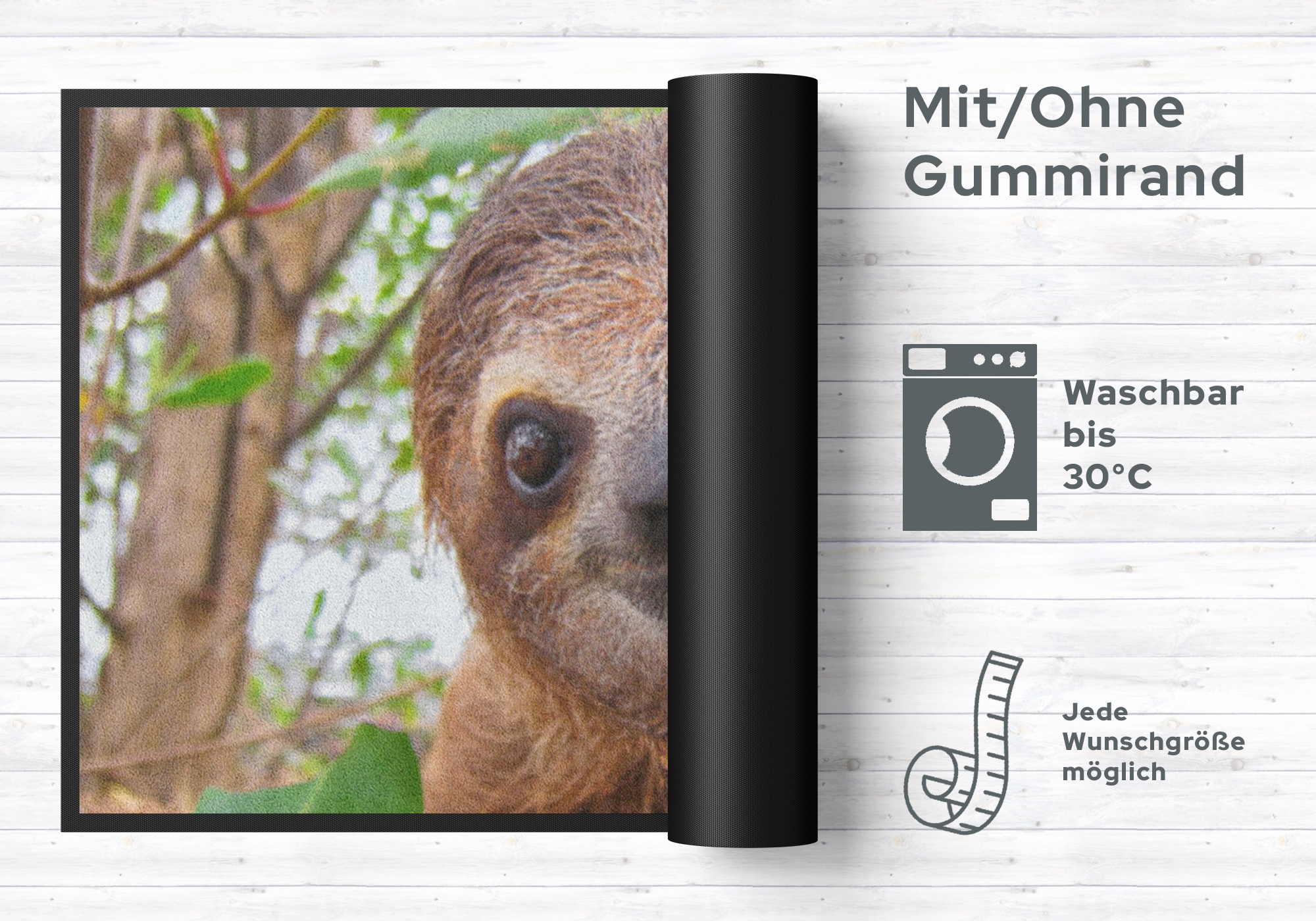 Fussmatte Faultier 4610