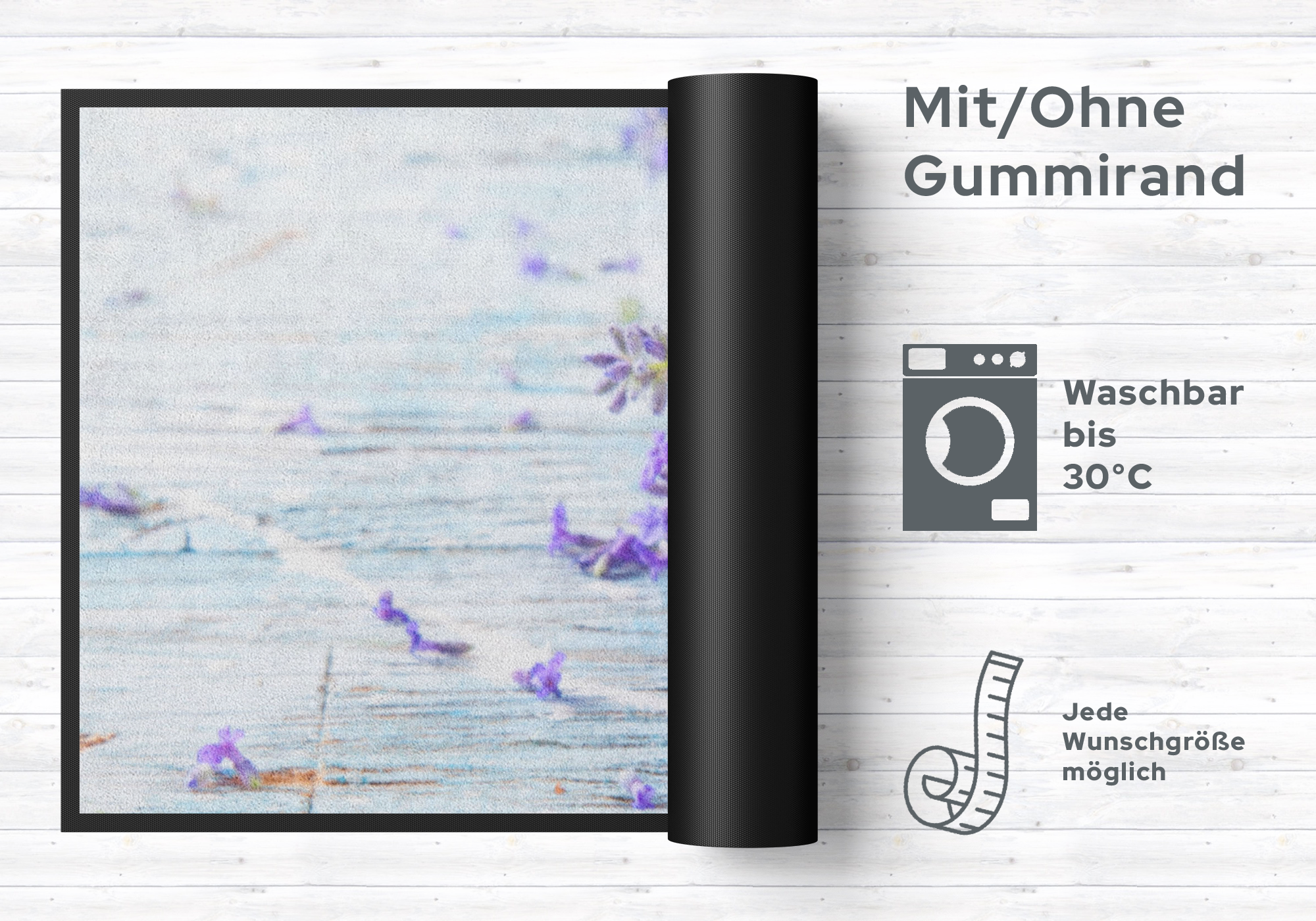 Fussmatte Lavendel 4611