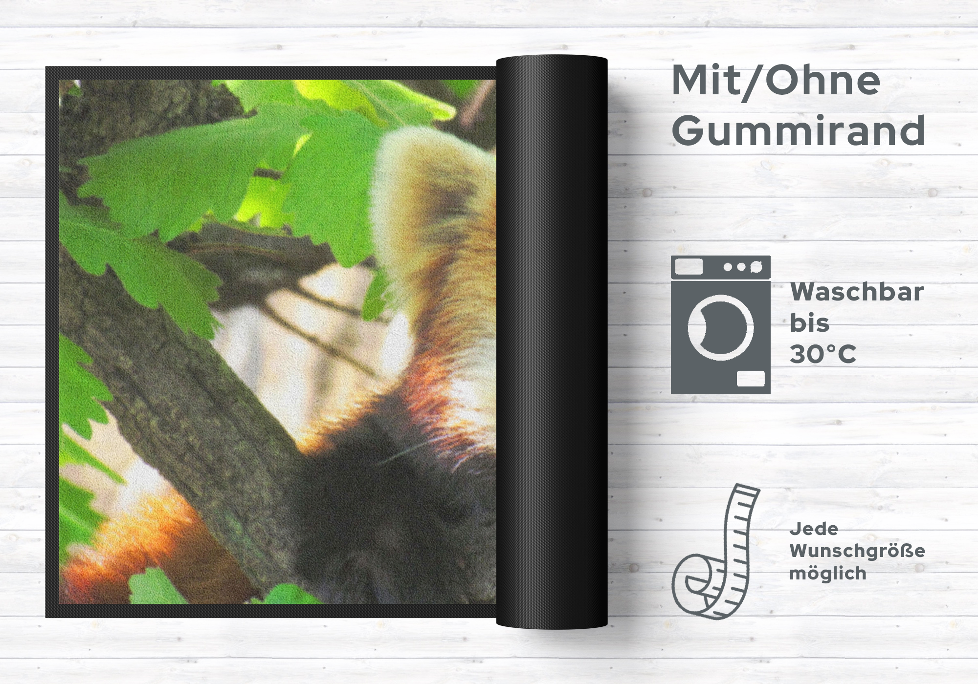 Fussmatte Waschbär 4617