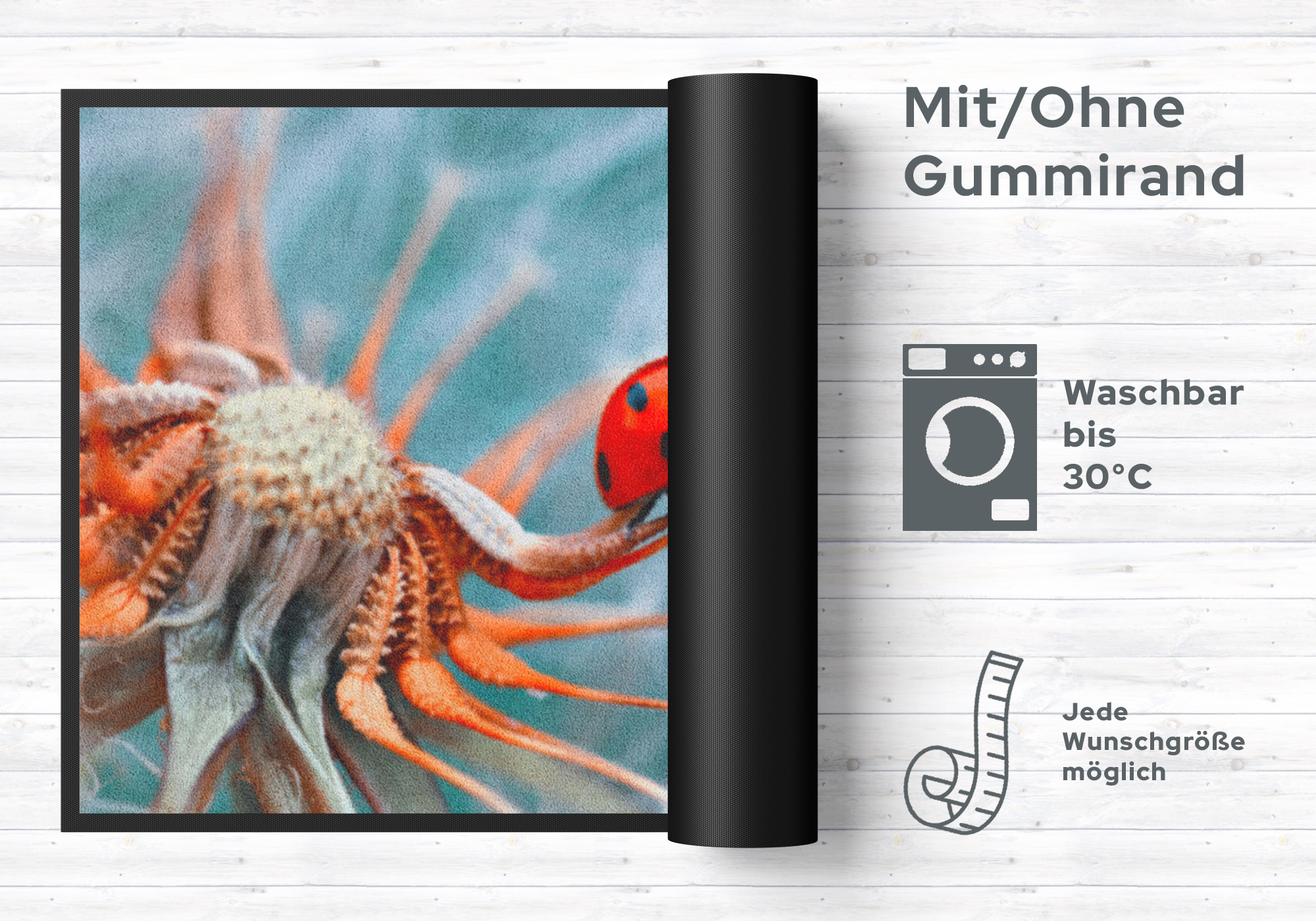 Fussmatte Marienkäfer 4621