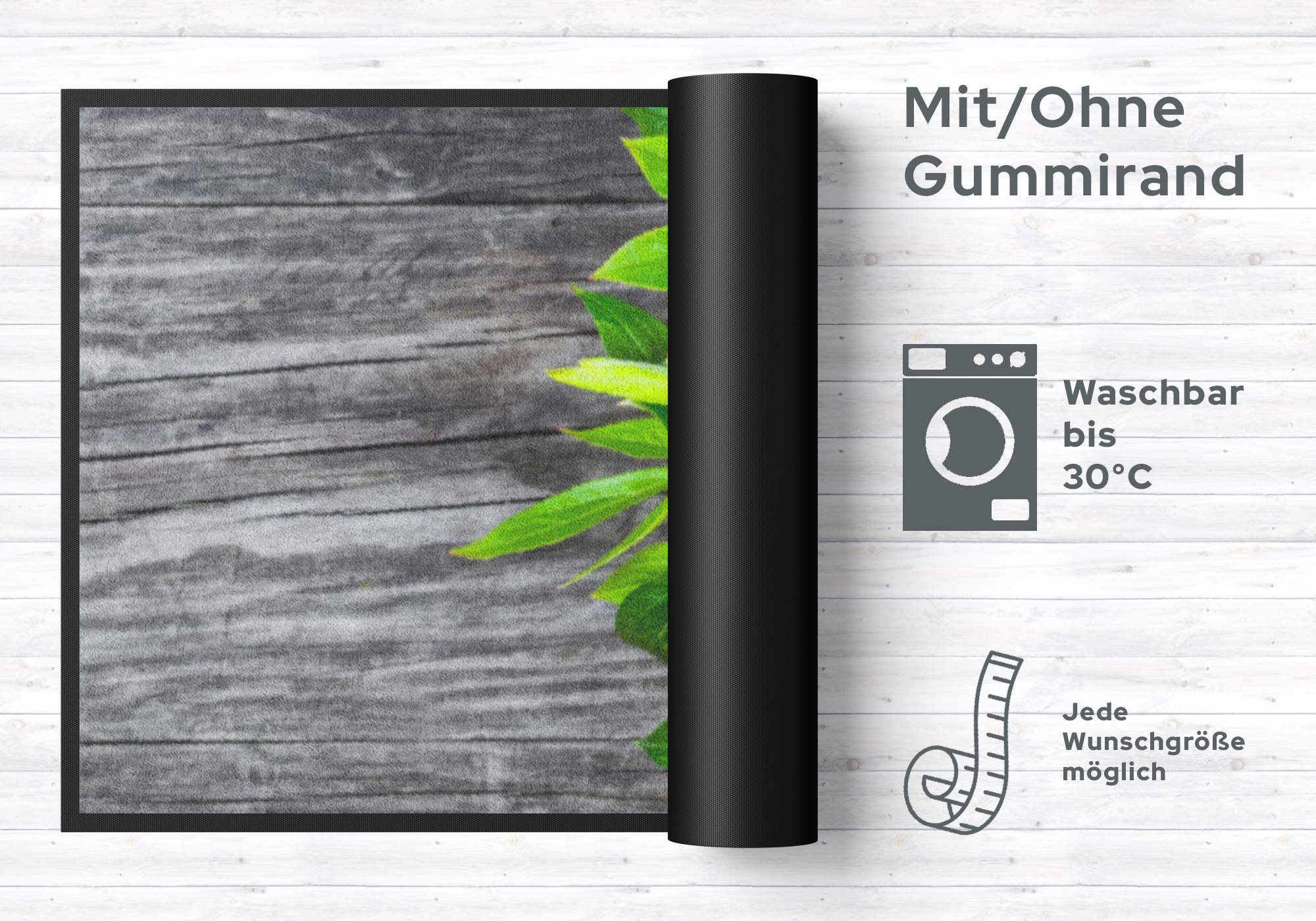 Fussmatte Blumen Gesteck 4623