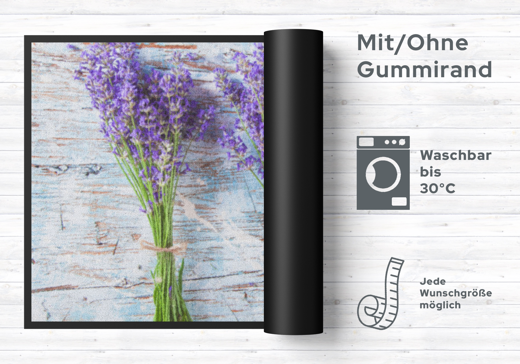 Fussmatte Lavendel 4641