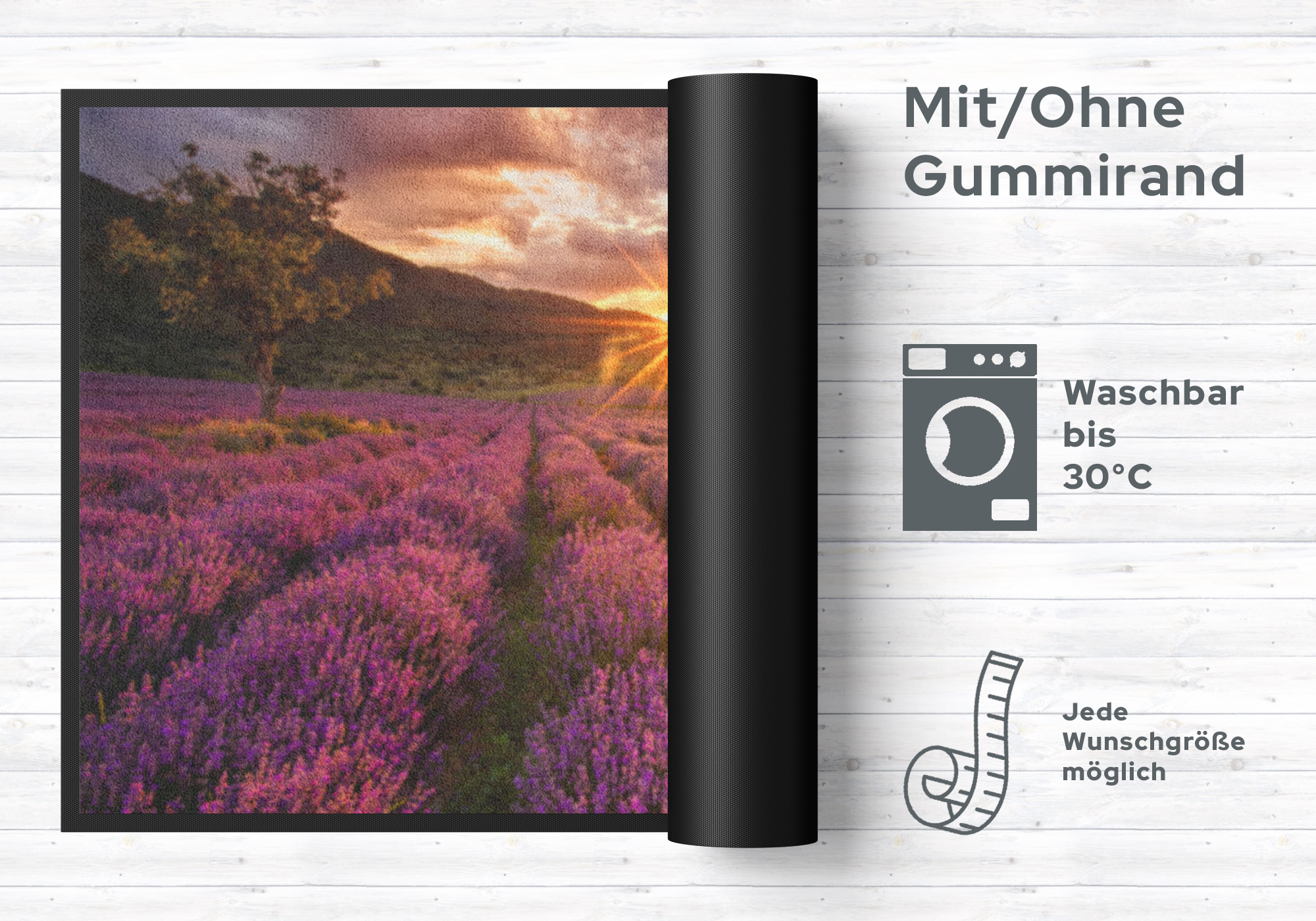 Fussmatte Lavendel 4865