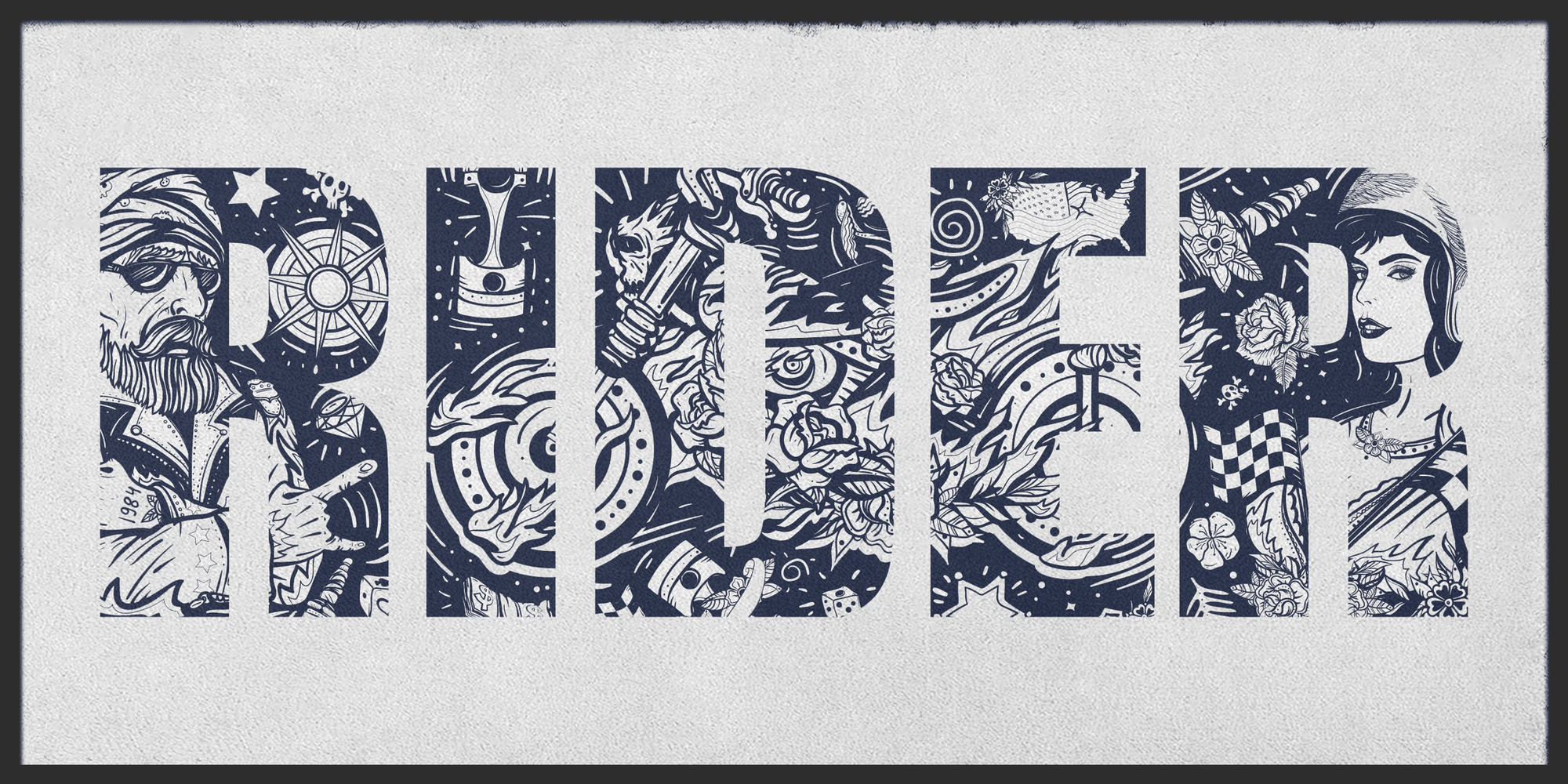 Motorradteppich B1011