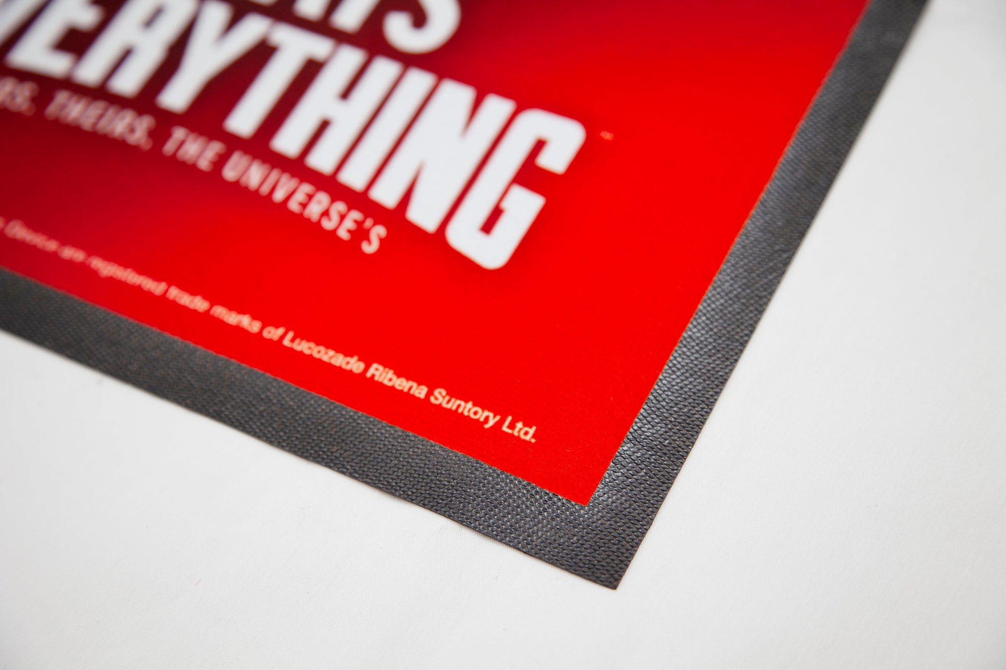 25 Bedruckte Barmatten mit Logo / Thekenmatten 600 mm x 190 mm