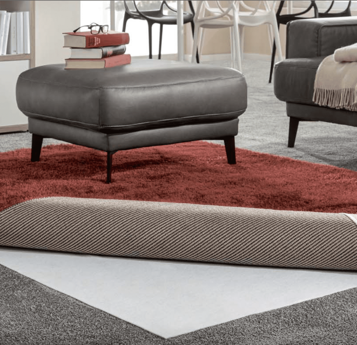 Teppichantirutsch Topvlies 2 AKO für Teppich auf Teppichboden sowie glatte Böden 120 cm