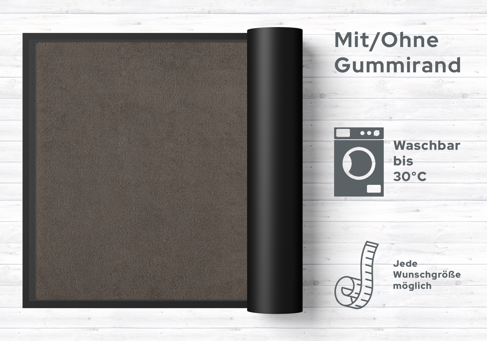 Fußmatte Neutral Farbe 017