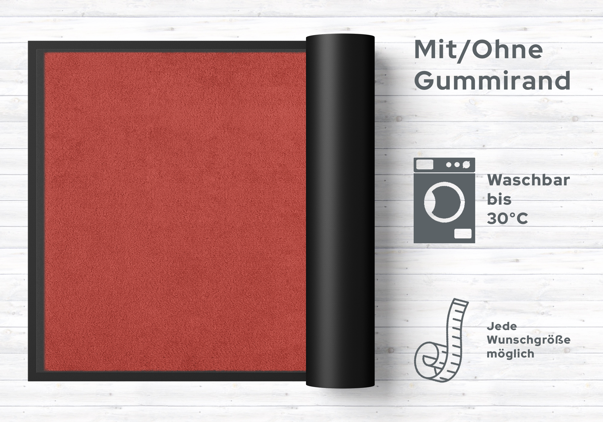 Fußmatte Neutral Farbe 029