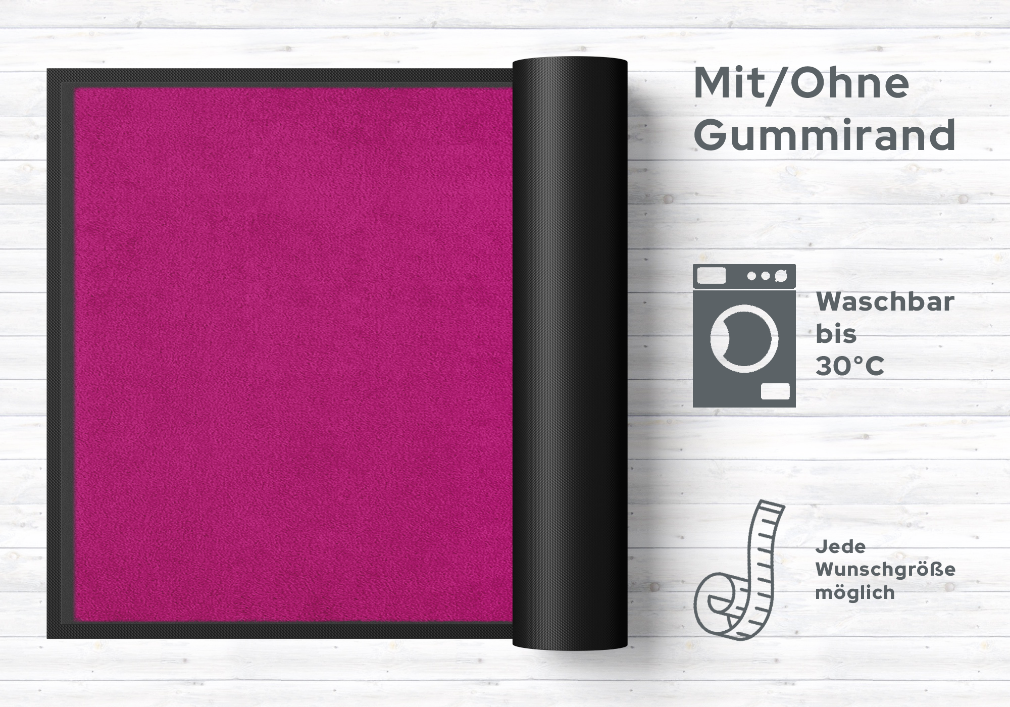 Fußmatte Neutral Farbe 040