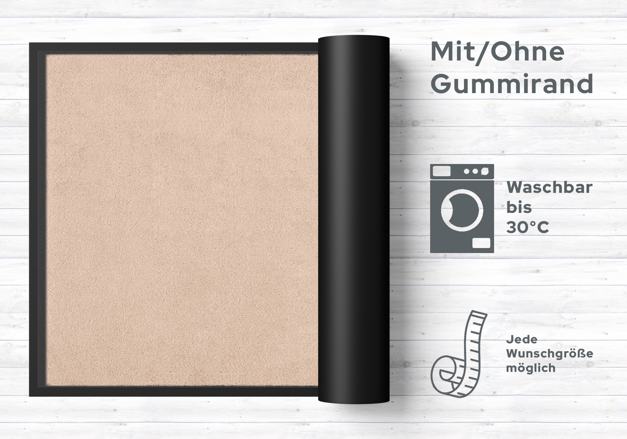 Fußmatte Neutral Farbe 043