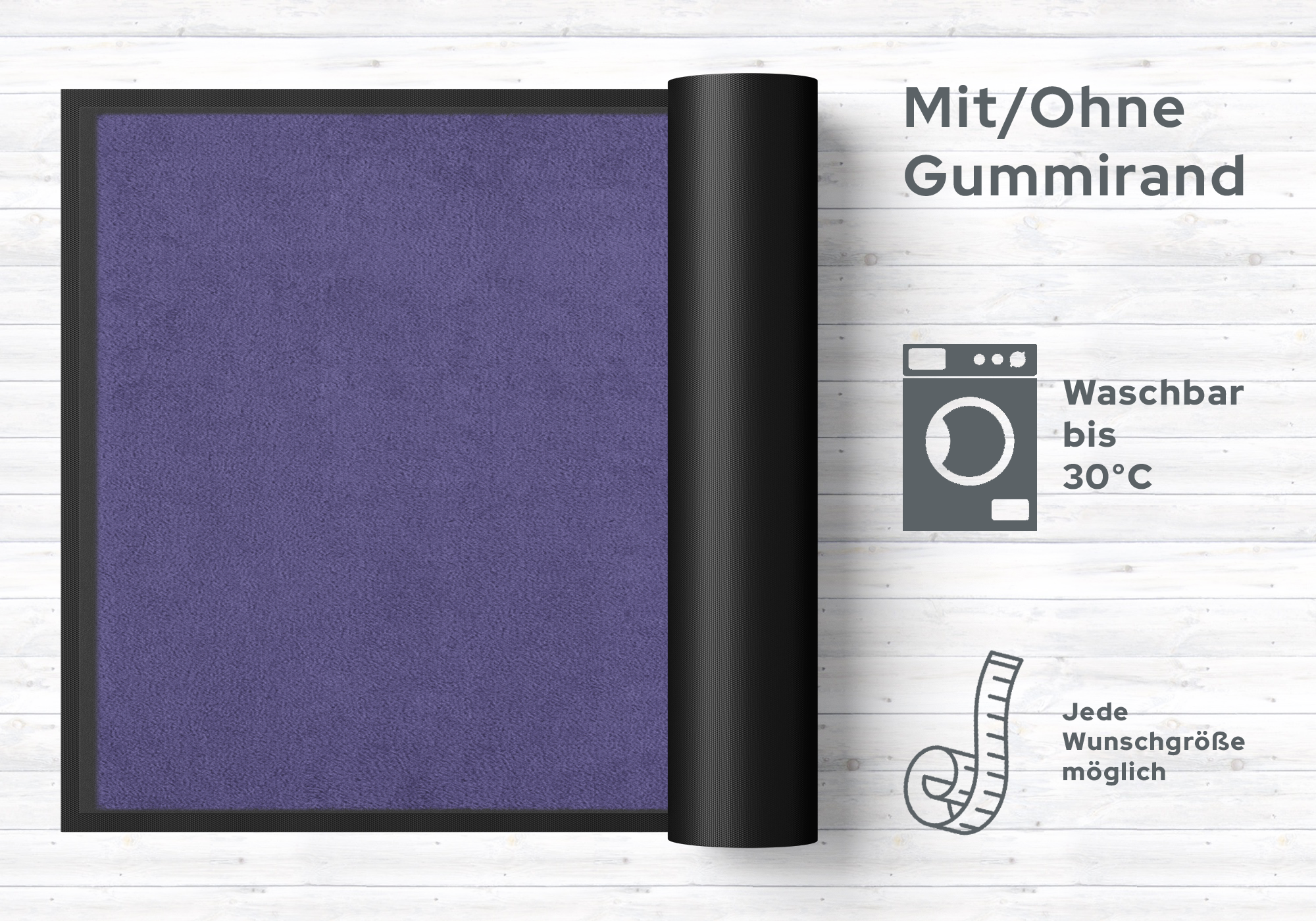 Fußmatte Neutral Farbe 049