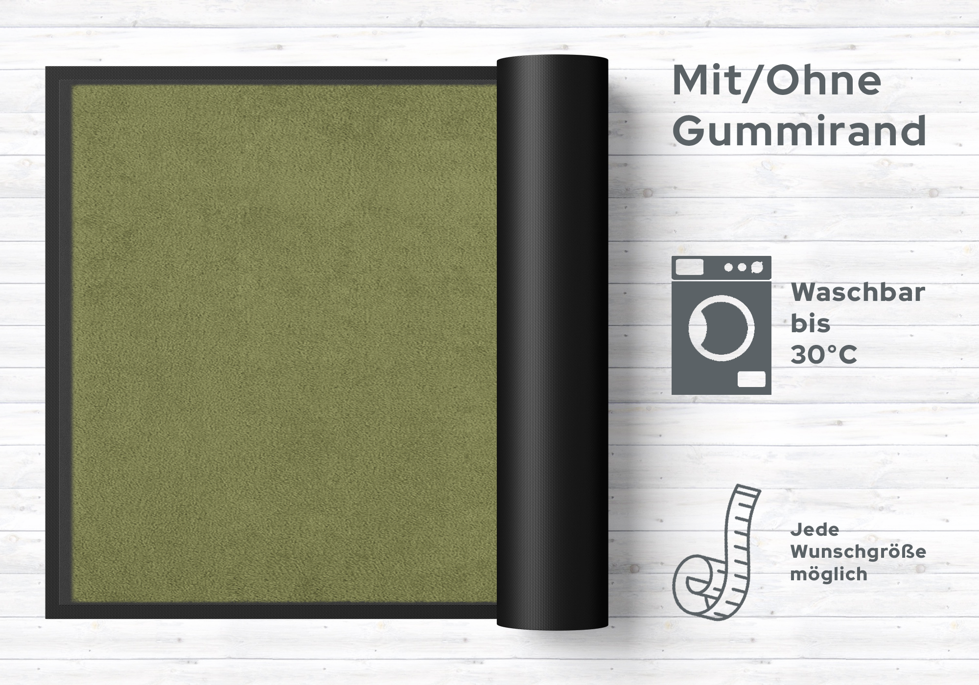 Fußmatte Neutral Farbe 087