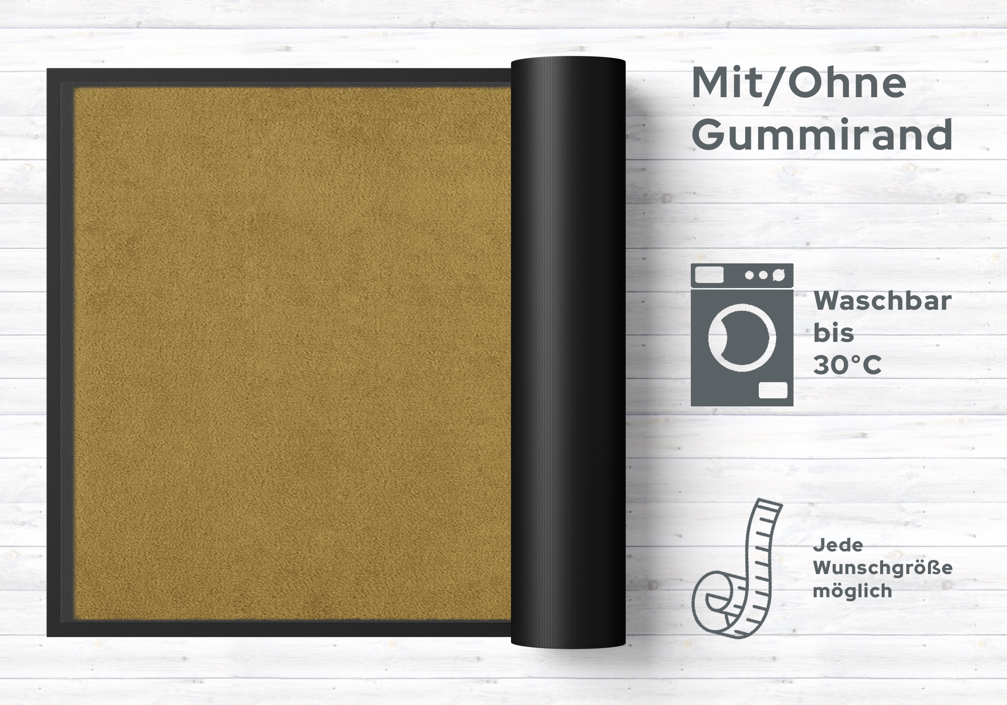 Fußmatte Neutral Farbe 089