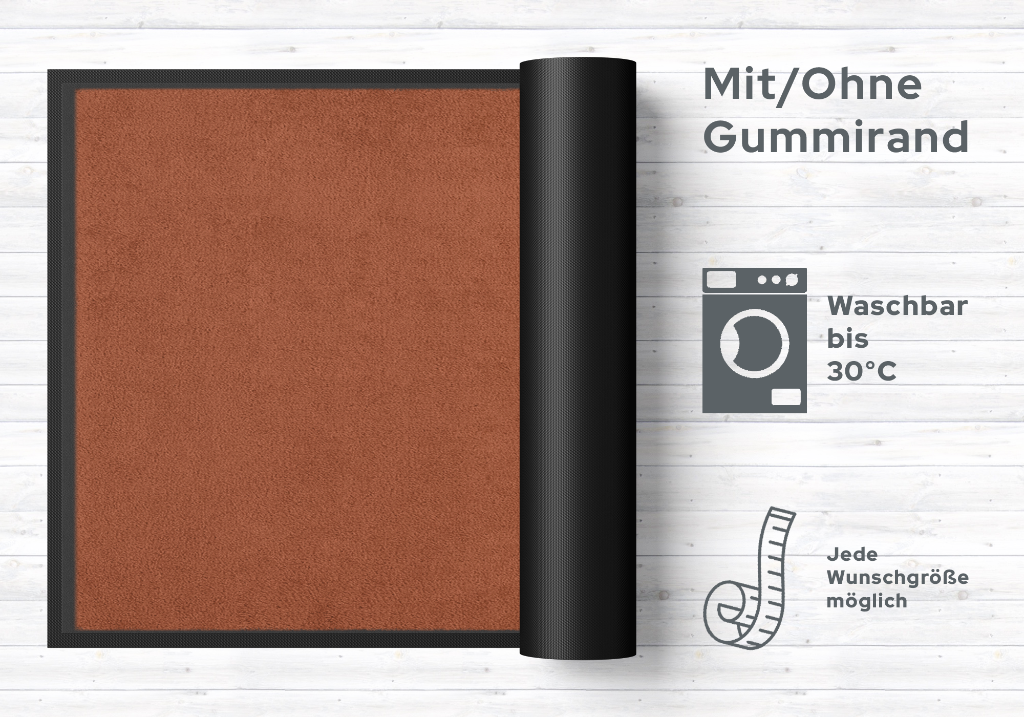 Fußmatte Neutral Farbe 027