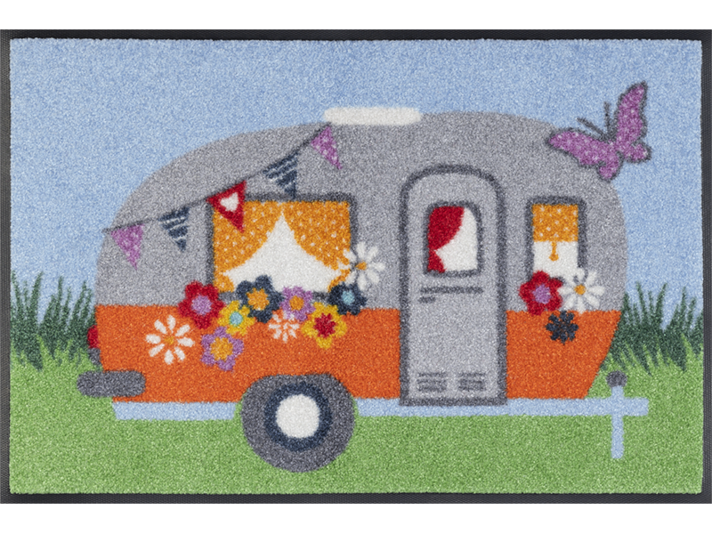 Happy Camping wash + dry Fußmatte