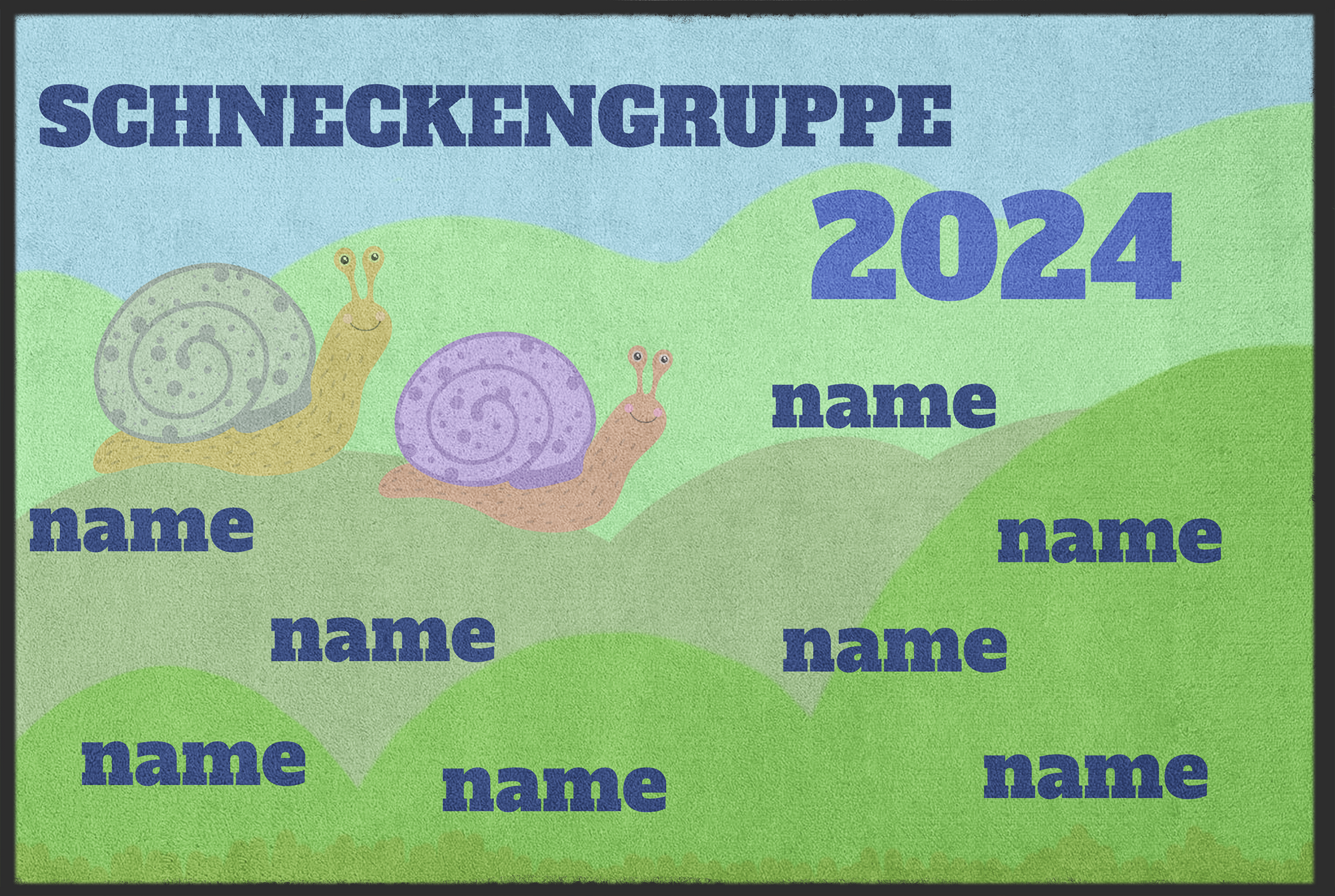 Abschiedsgeschenk Fussmatte K1006