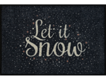 Lade das Bild in den Galerie-Viewer, Fußmatte mit Aufschrift &quot;Let it snow&quot;
