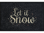 Lade das Bild in den Galerie-Viewer, Fußmatte mit Aufschrift &quot;Let it snow&quot;
