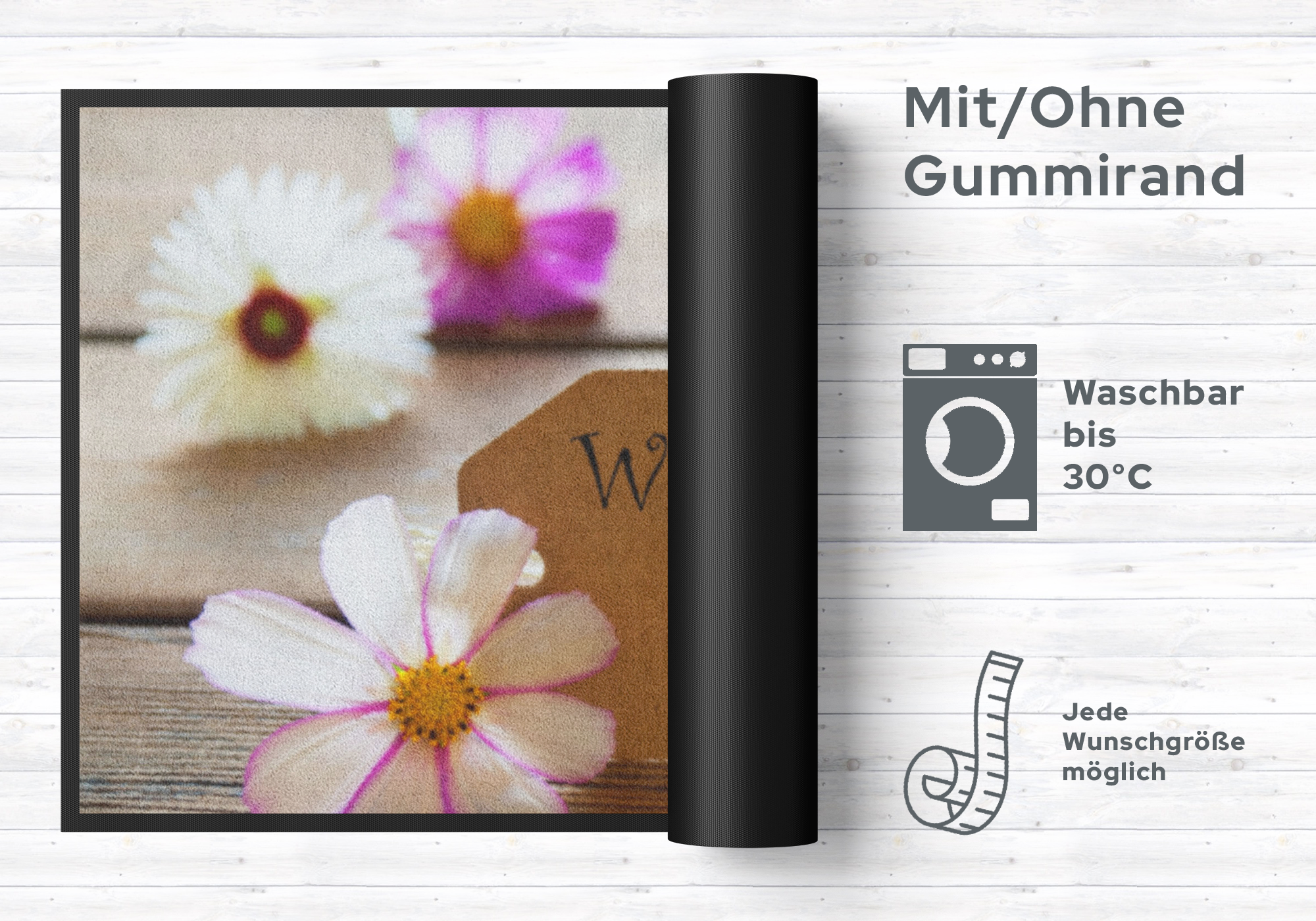 Fussmatte Willkommen zu Hause 4100