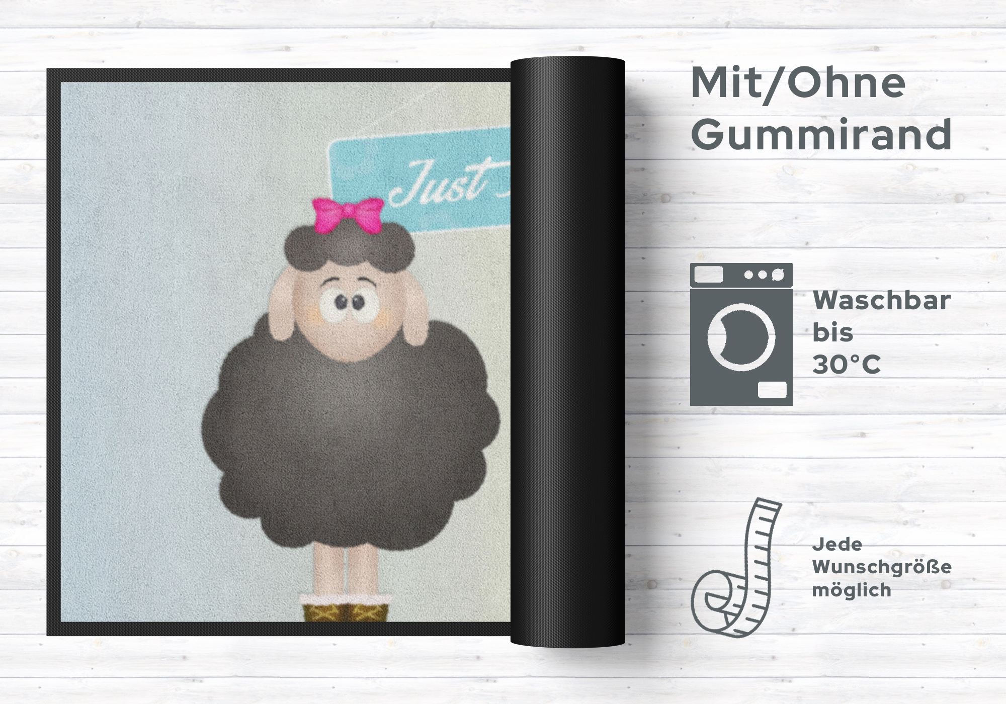 Fussmatte Hochzeit 4173