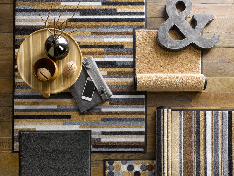 Mikado Stripes nature wash + dry Matte