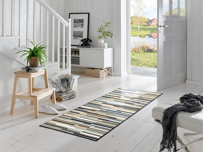 Mikado Stripes nature wash + dry Matte