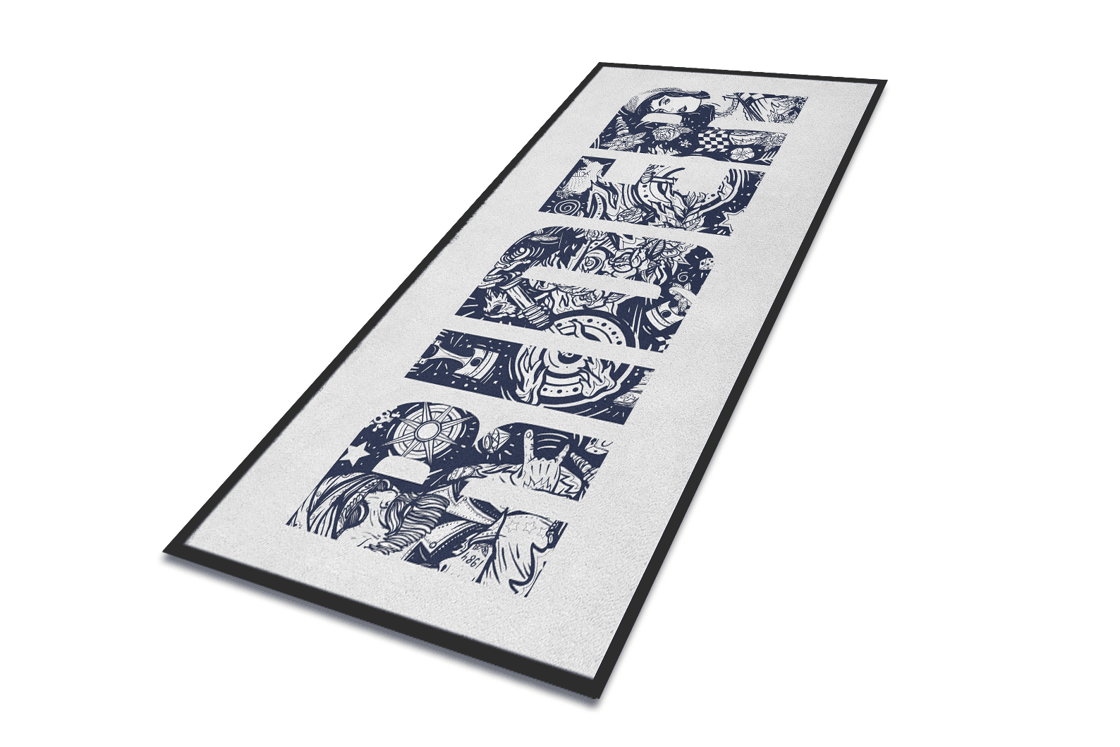 Motorradteppich B1011