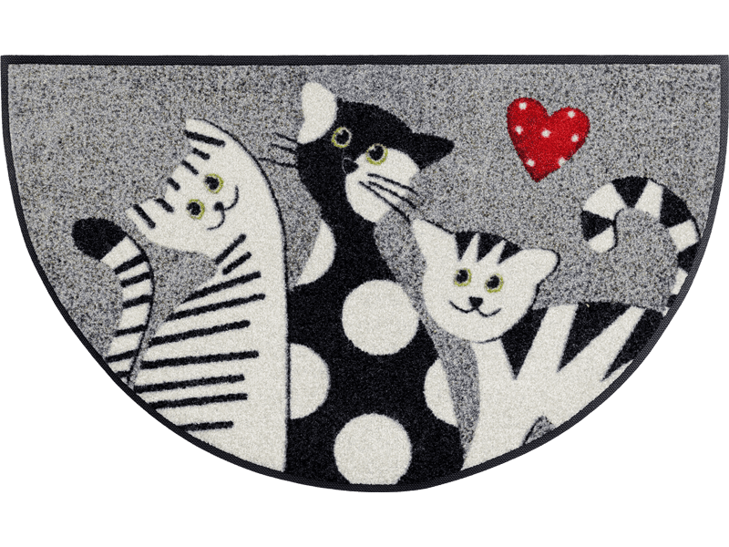 Round Cat Trio wash + dry Fußmatte