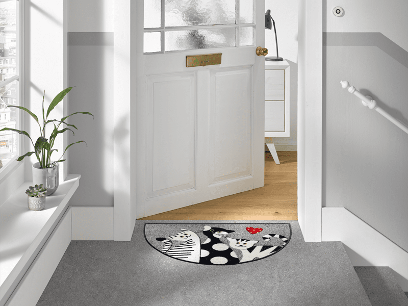 Round Cat Trio wash + dry Fußmatte