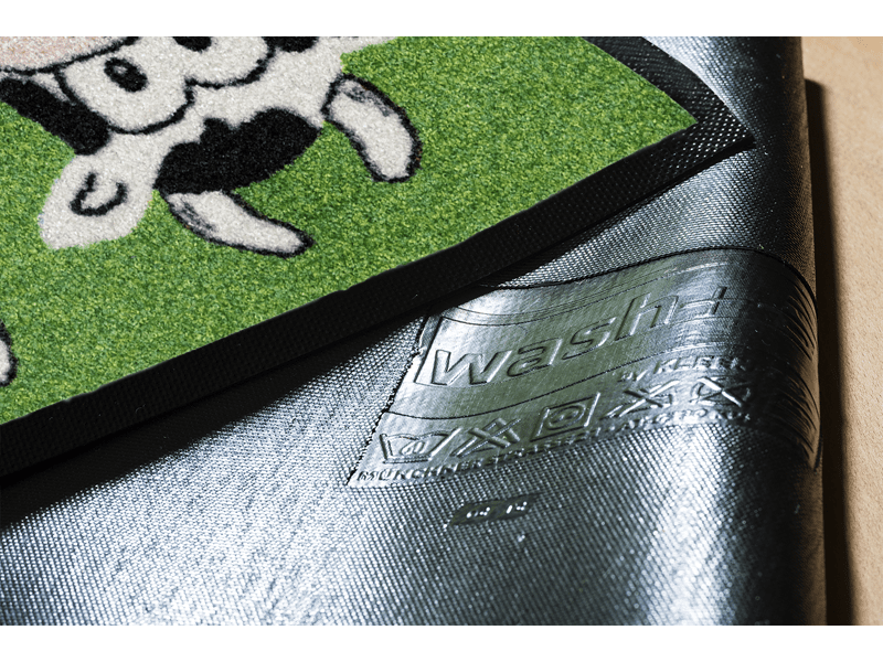 Round Cow Trio wash + dry Fußmatte