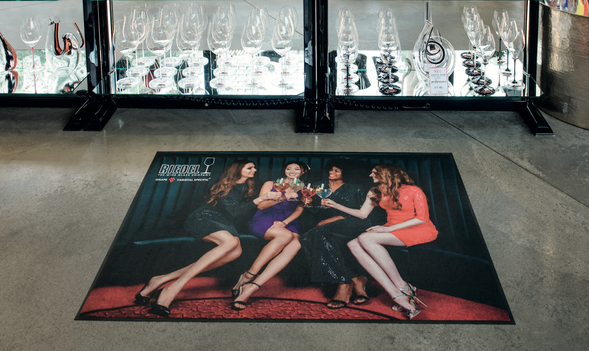 Fussmatte Eingang mit eigenem Logo