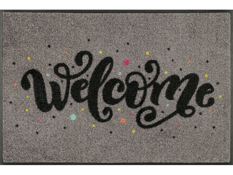 Welcome Confetti wash + dry Fußmatte