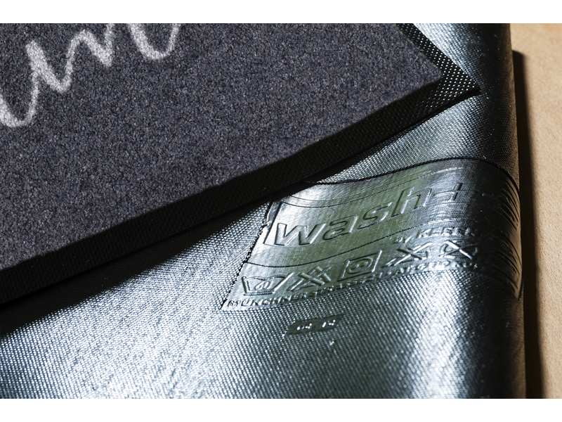 Willkommen Krone wash + dry Fußmatte