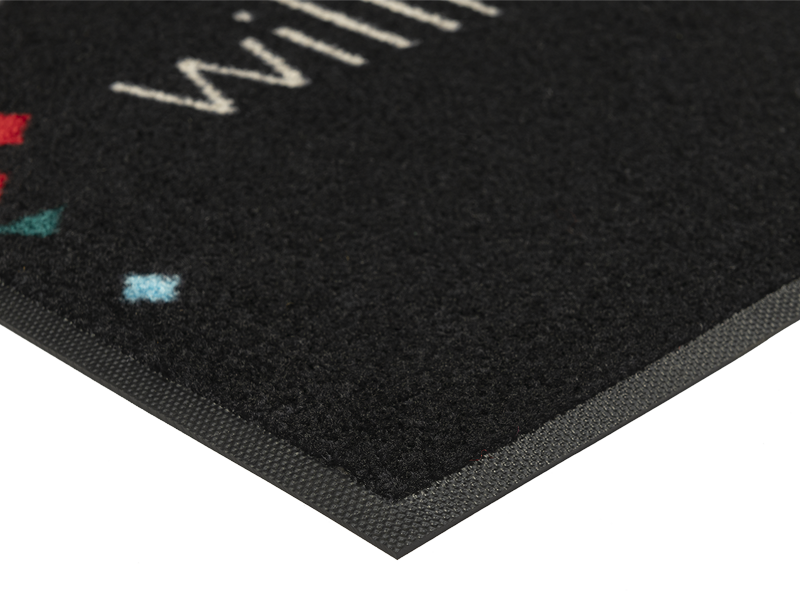 Willkommen Mosaik bunt wash + dry Fußmatte