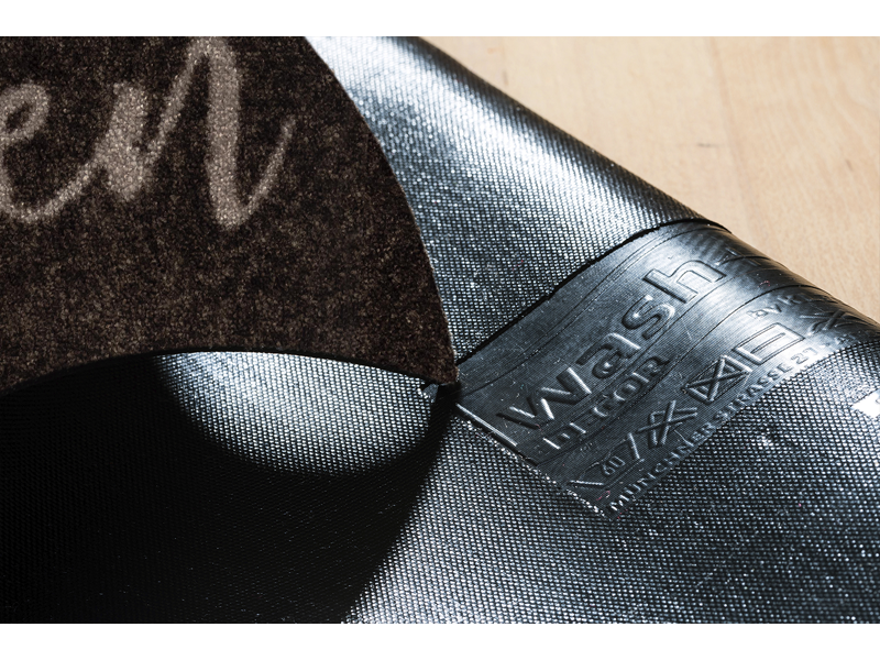 Welcome brown wash + dry Fußmatte