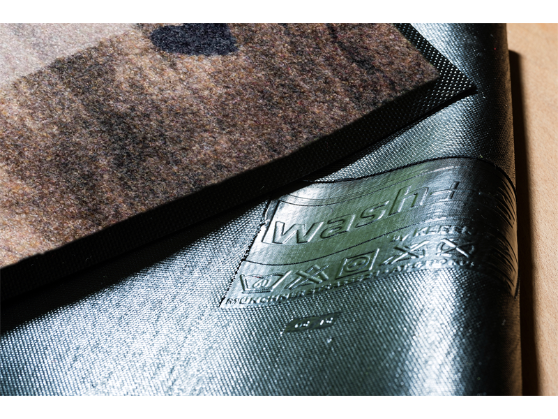 Wooden Welcome wash + dry Fußmatte