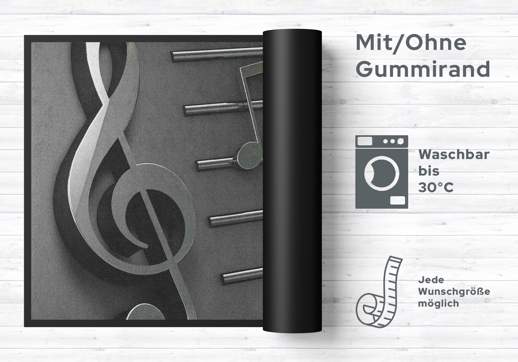 Fussmatte Noten 10156