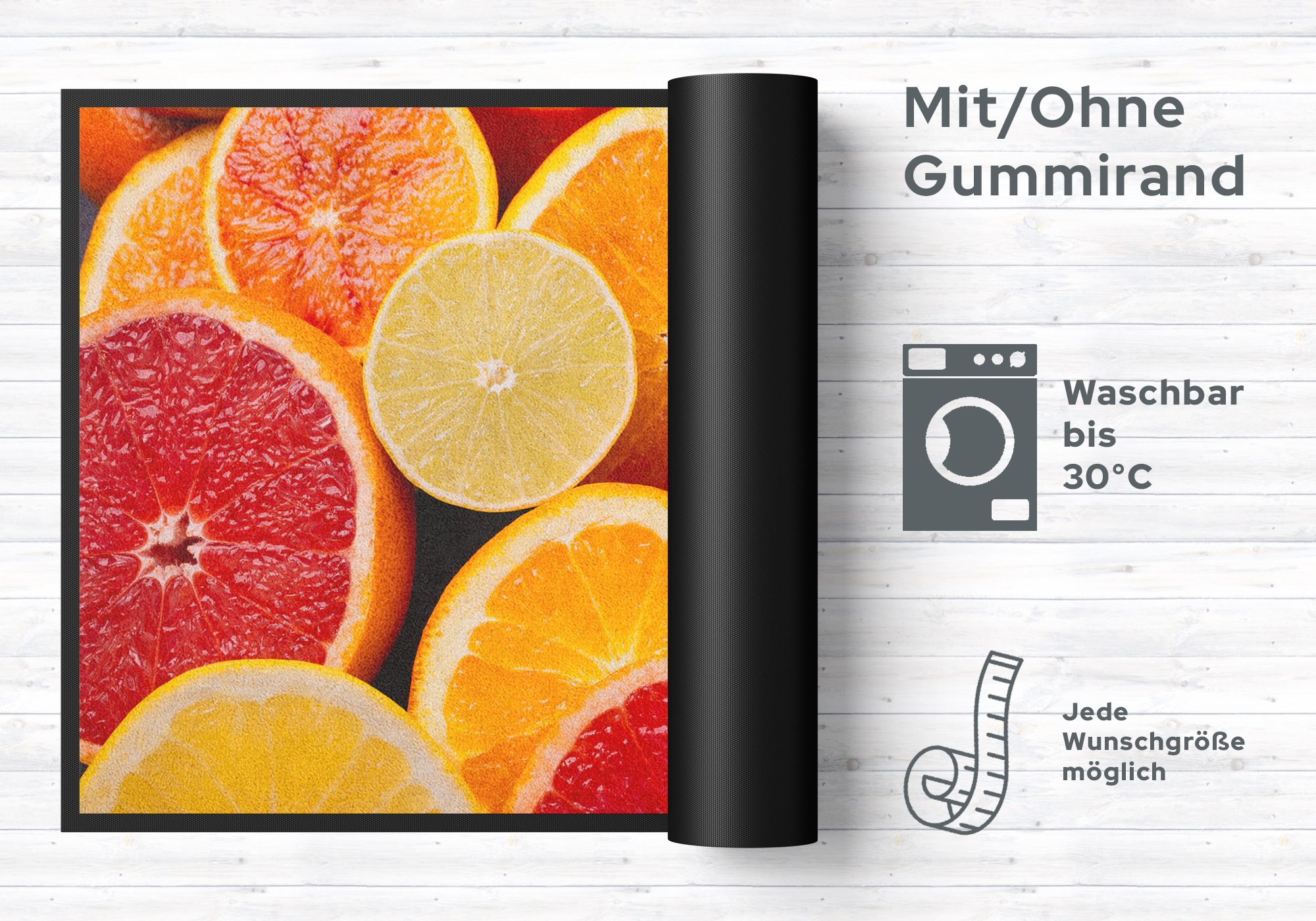 Fussmatte Zitrusfrüchte 10204