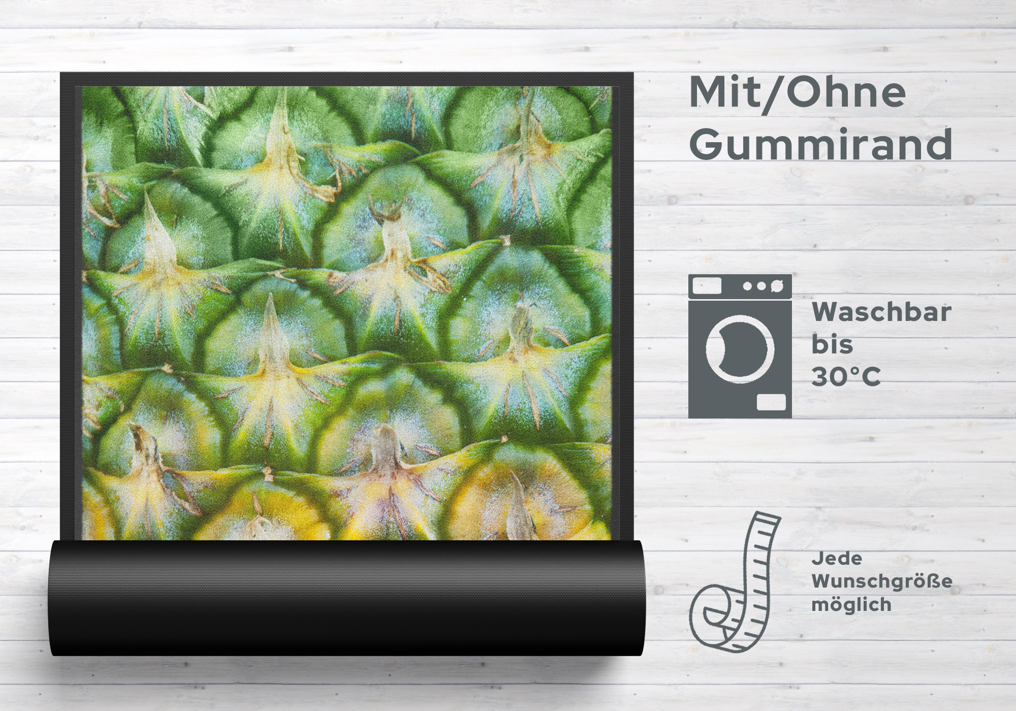 Fussmatte Ananas 10205