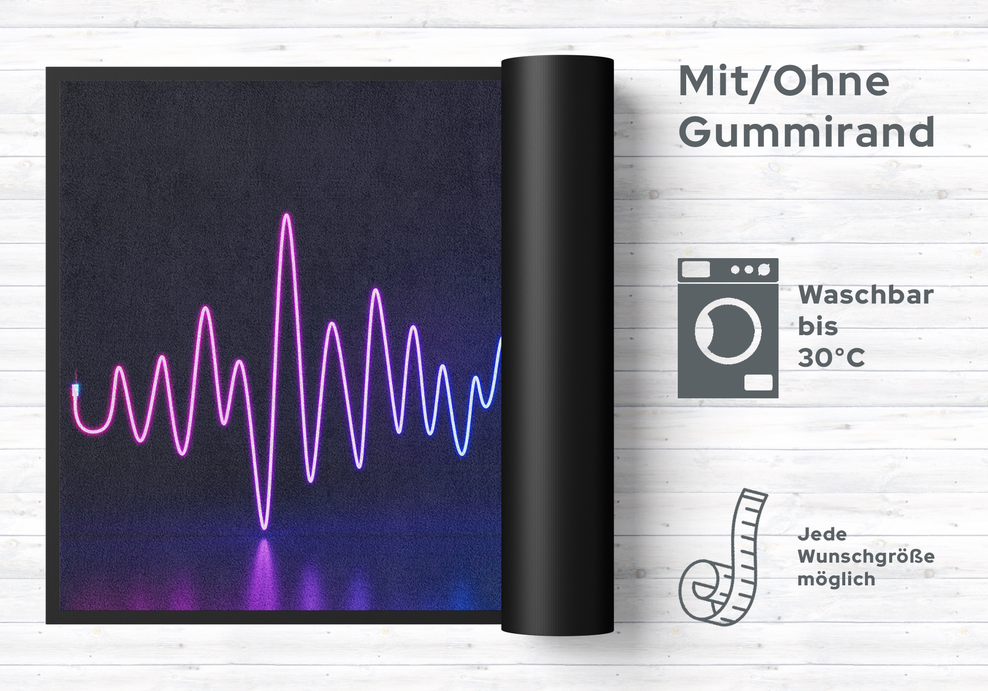 Fussmatte Kopfhörer 10261