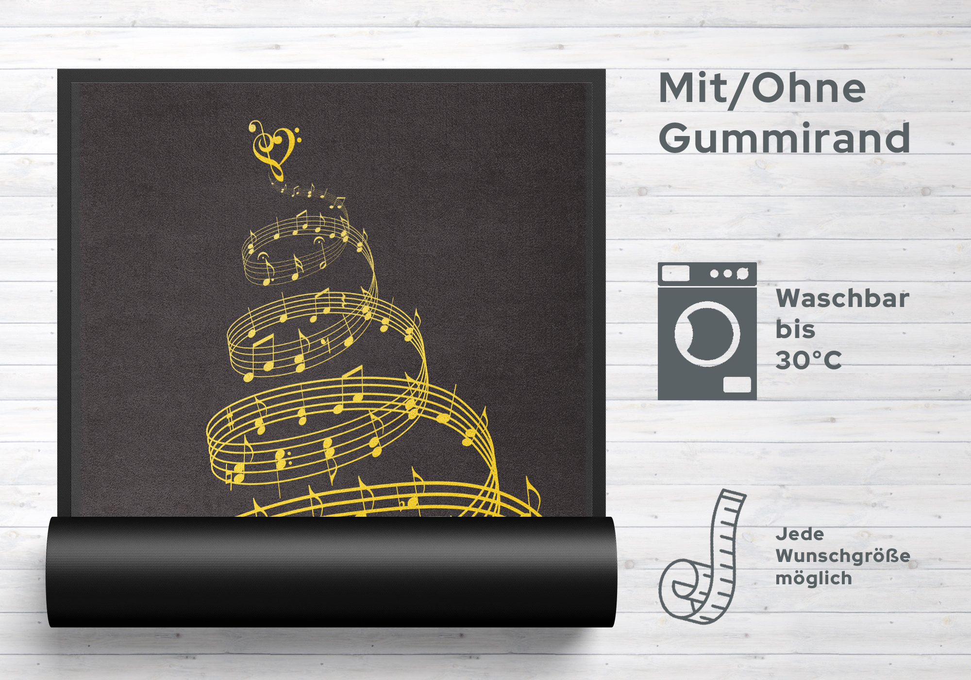 Fussmatte Noten 10269