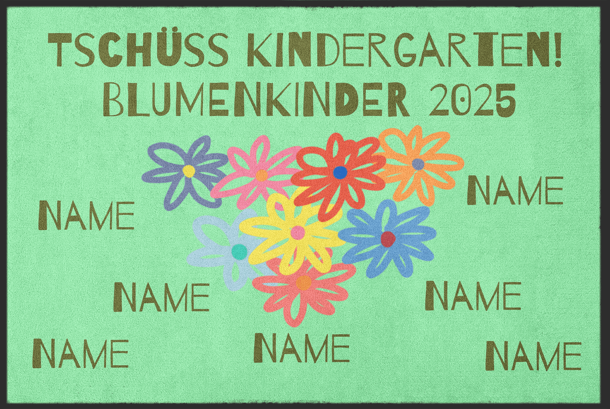 Abschiedsgeschenk Fussmatte 10283