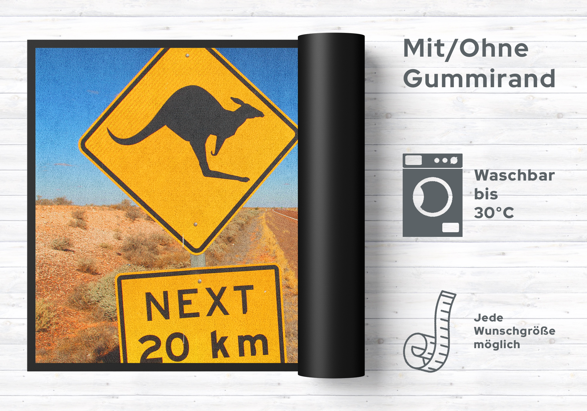 Fussmatte Australien Känguru 10316