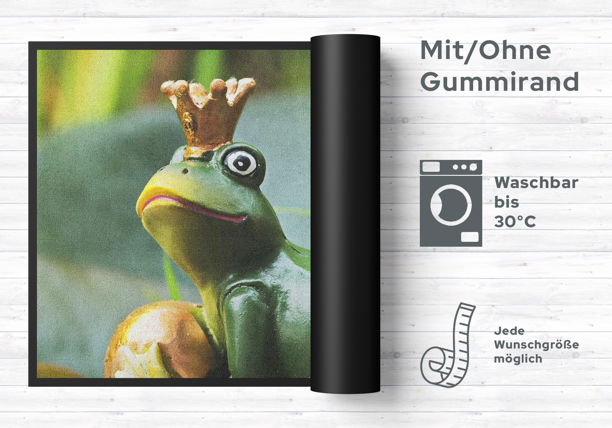 Fussmatte Froschkönig 10349