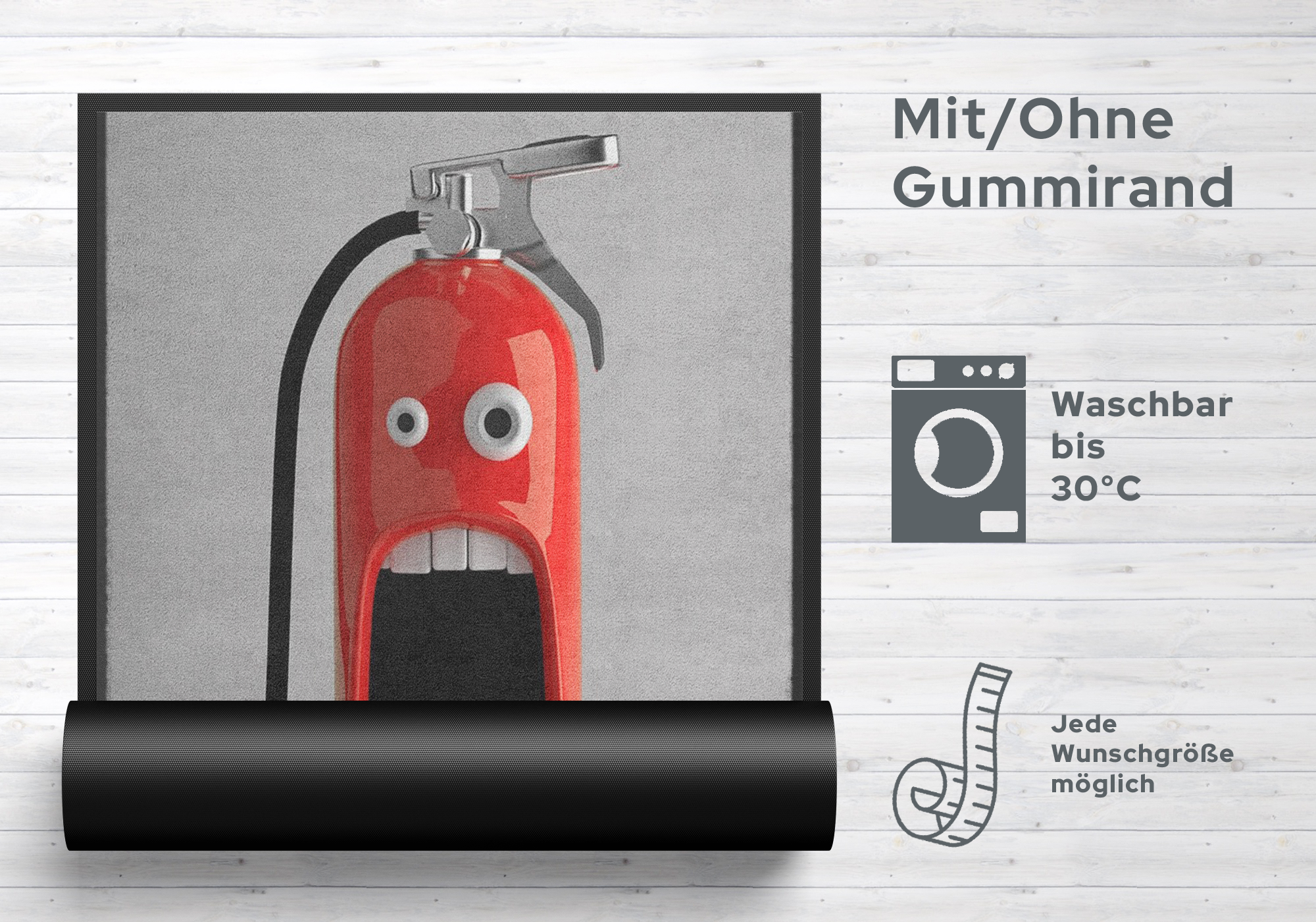 Fussmatte Feuerlöscher 10353