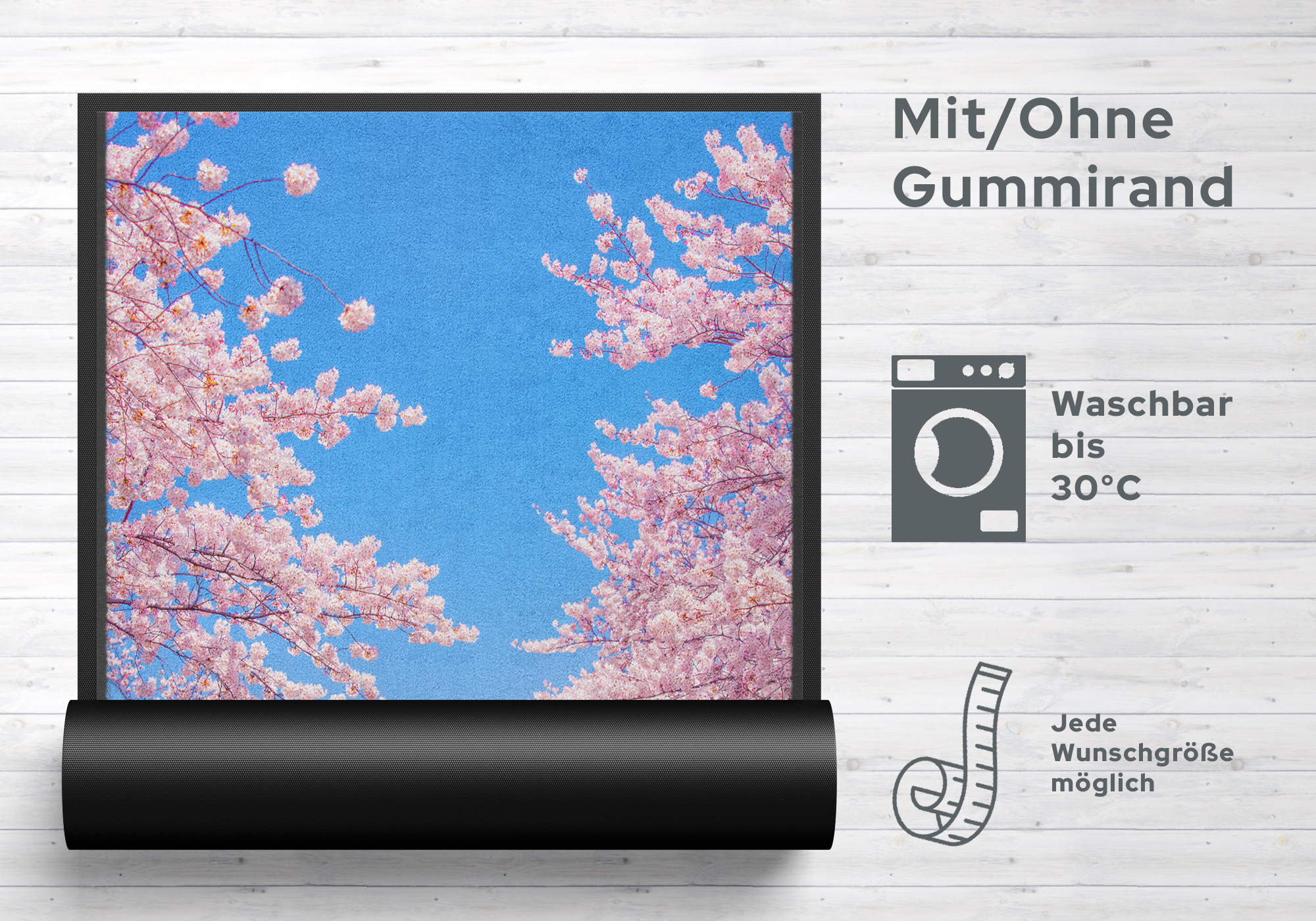 Fussmatte Kirschblüten 10365