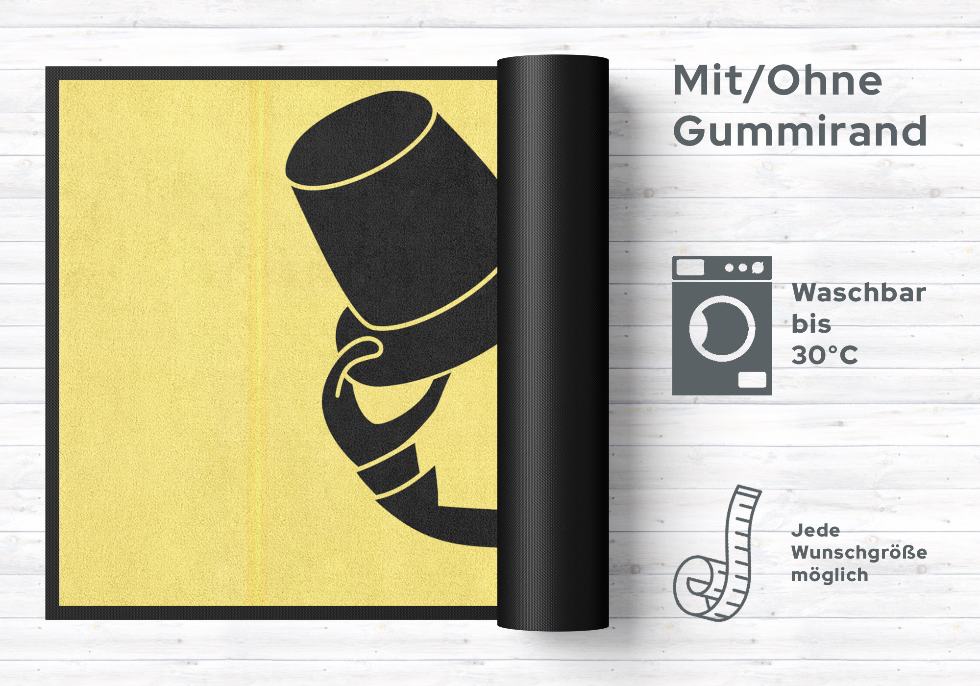 Fussmatte Hallo 10489