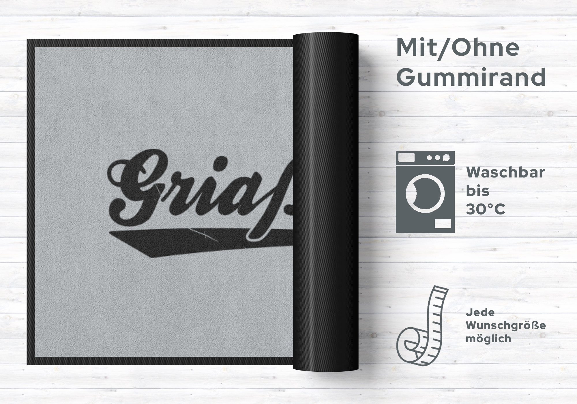 Fussmatte Grüß Gott 10499