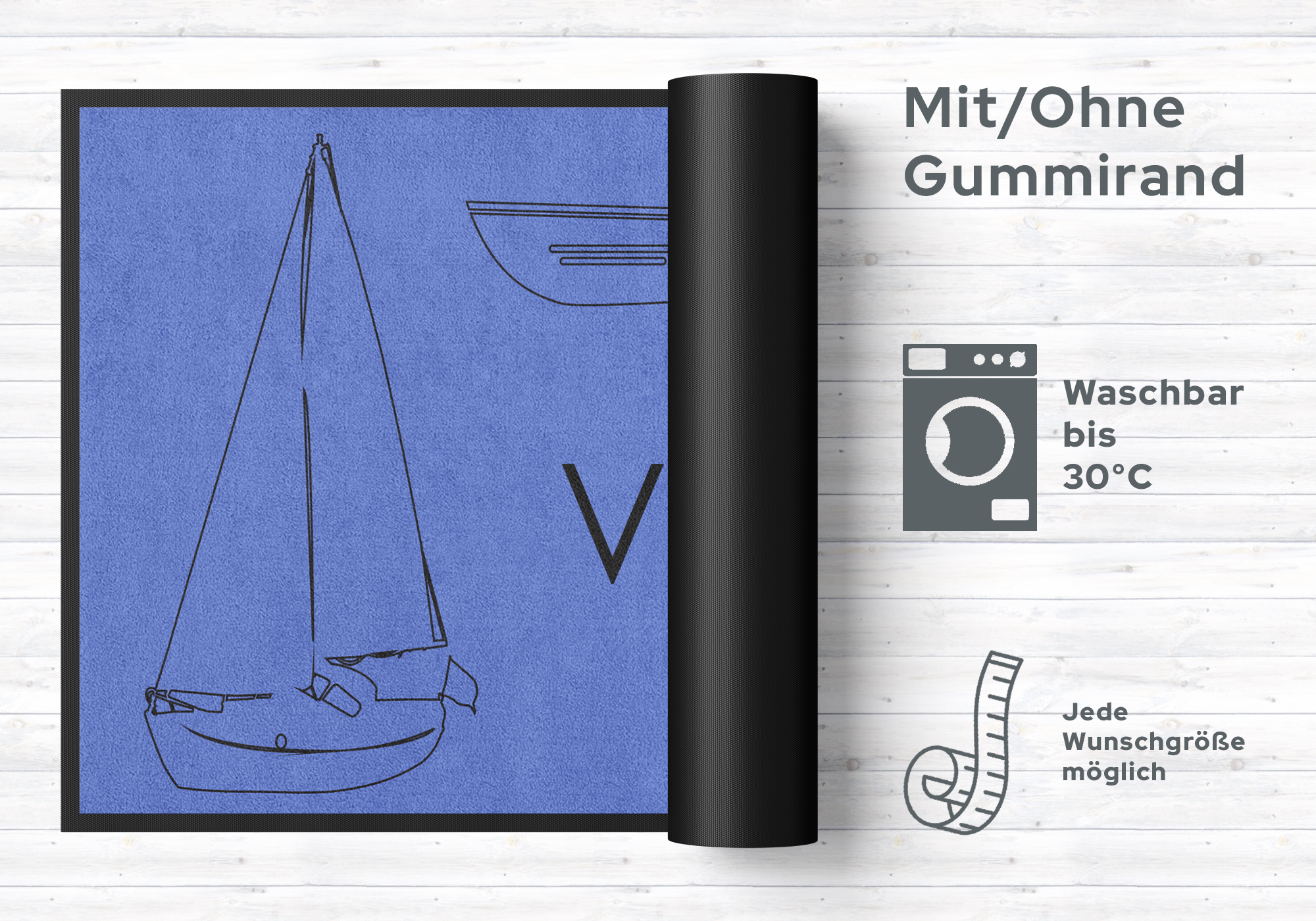 Fussmatte Bootsverleih 10598